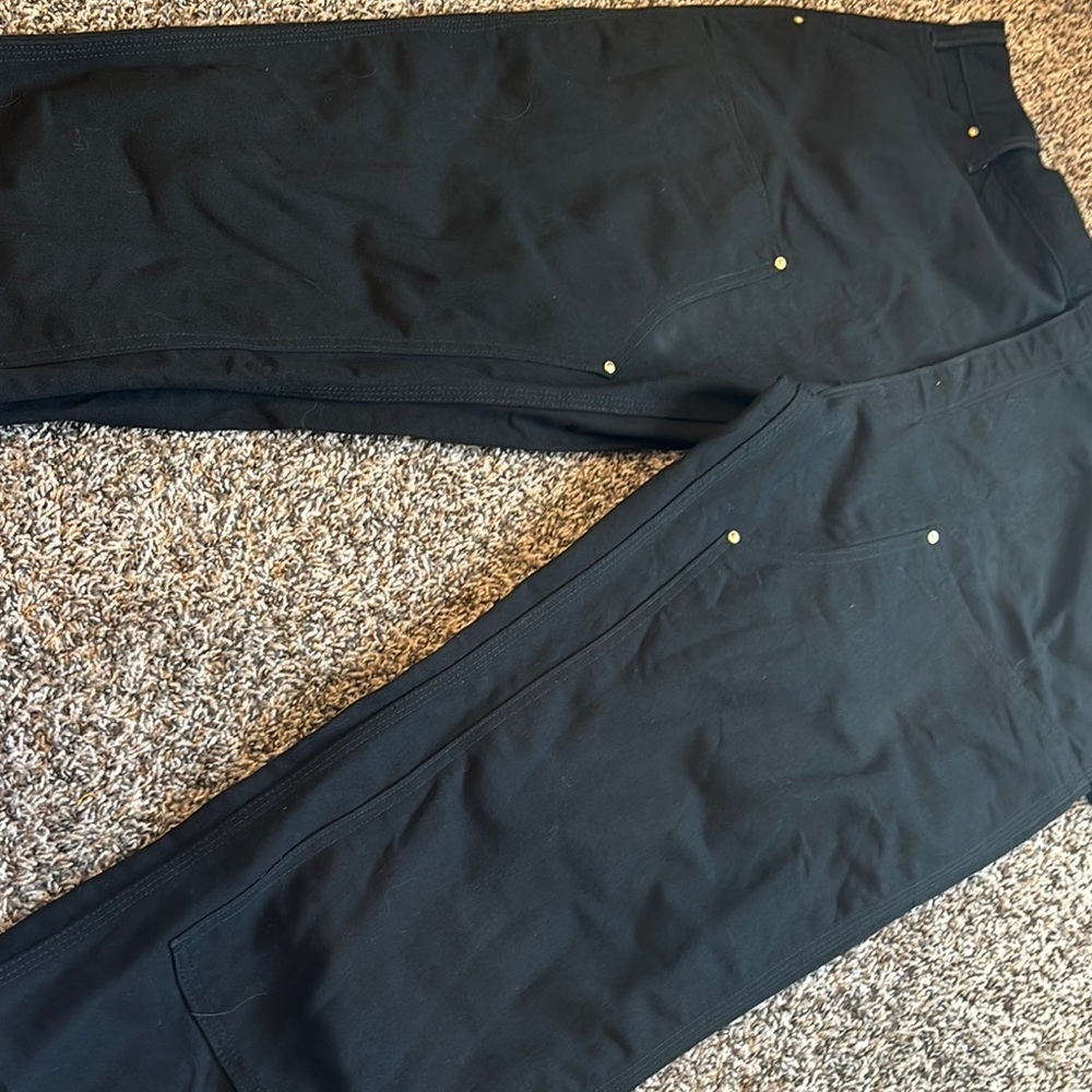 Carhartt Men's Black Pants Size 42 X 34 - Picture 3 of 6
